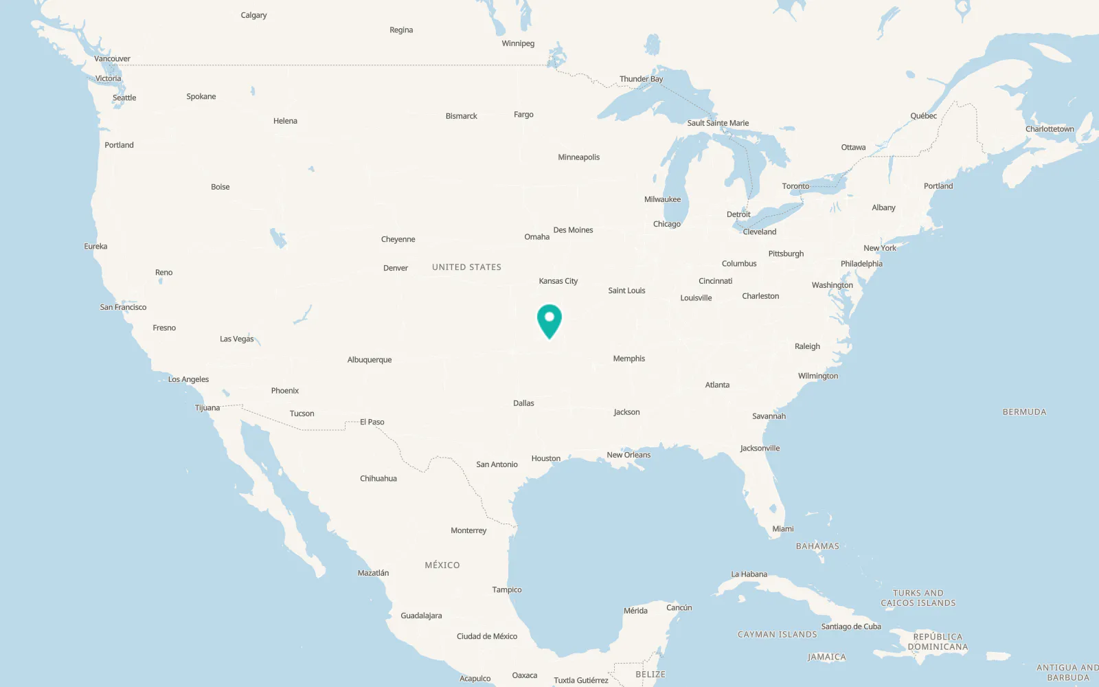 Map of Hulbert