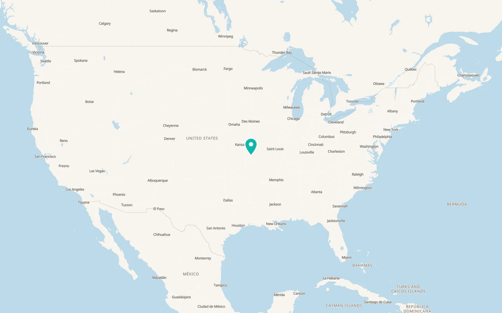 Map of Humansville