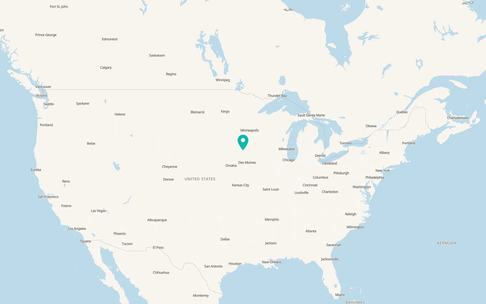 Map of Humboldt