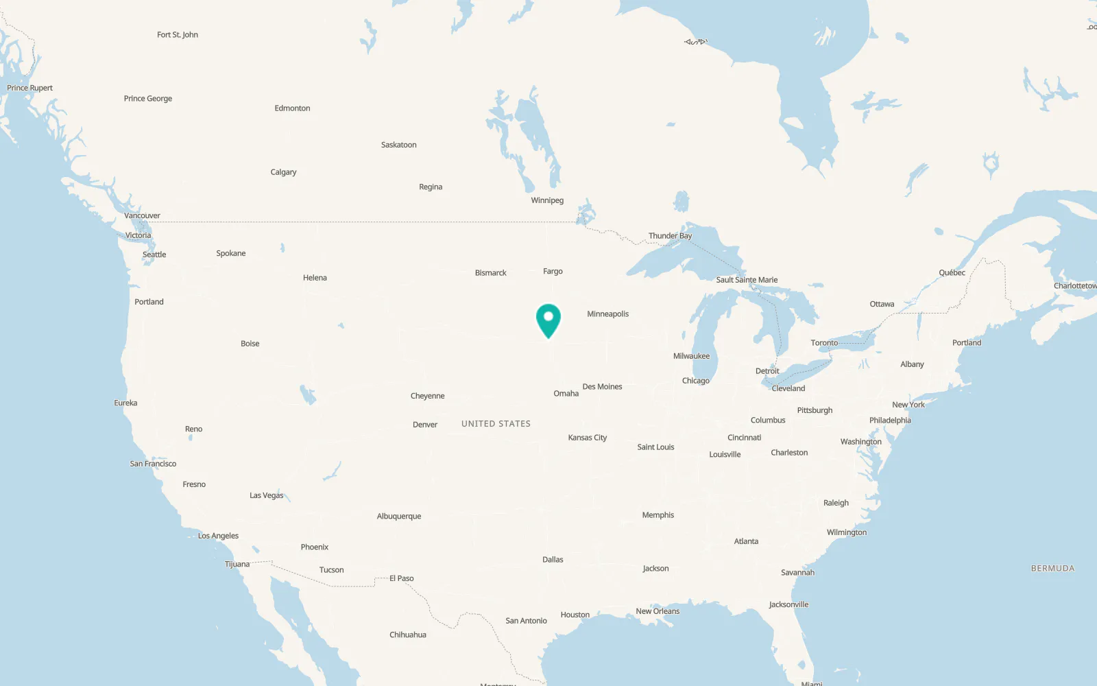 Map of Humboldt