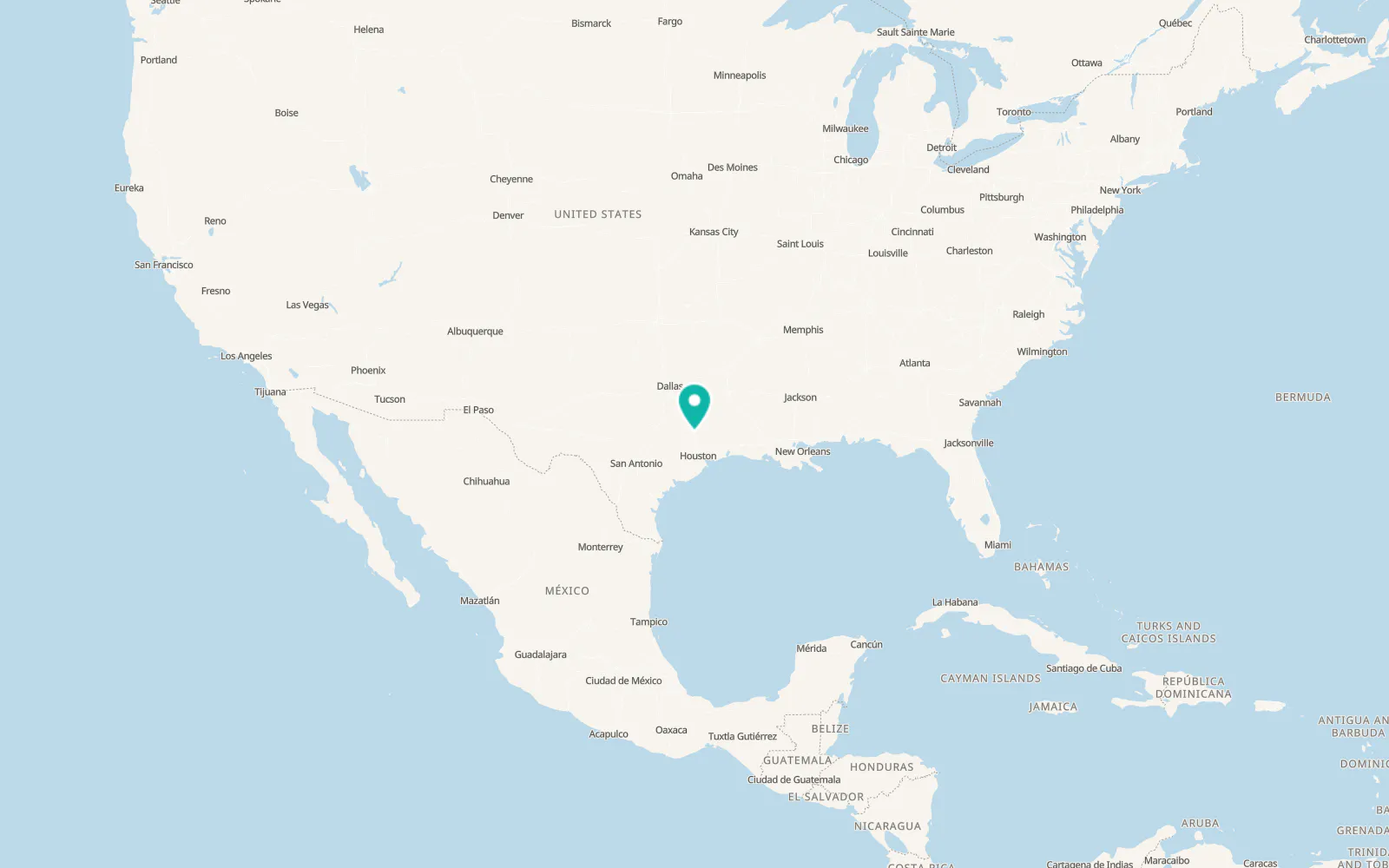 Map of Huntsville