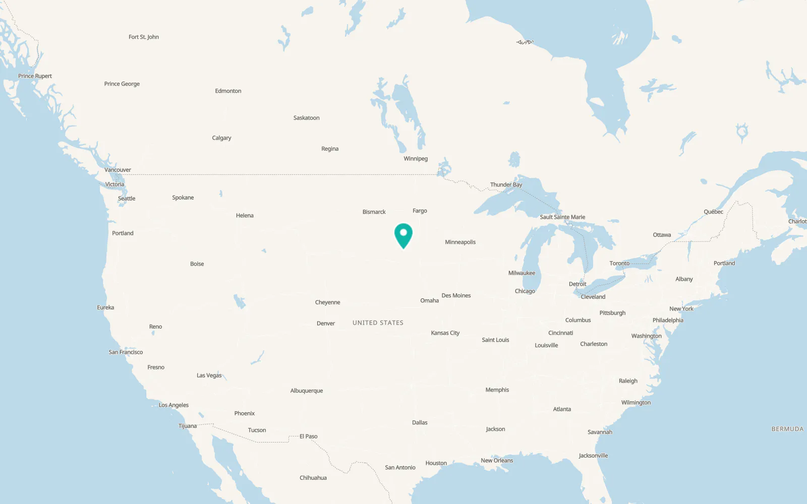 Map of Huron