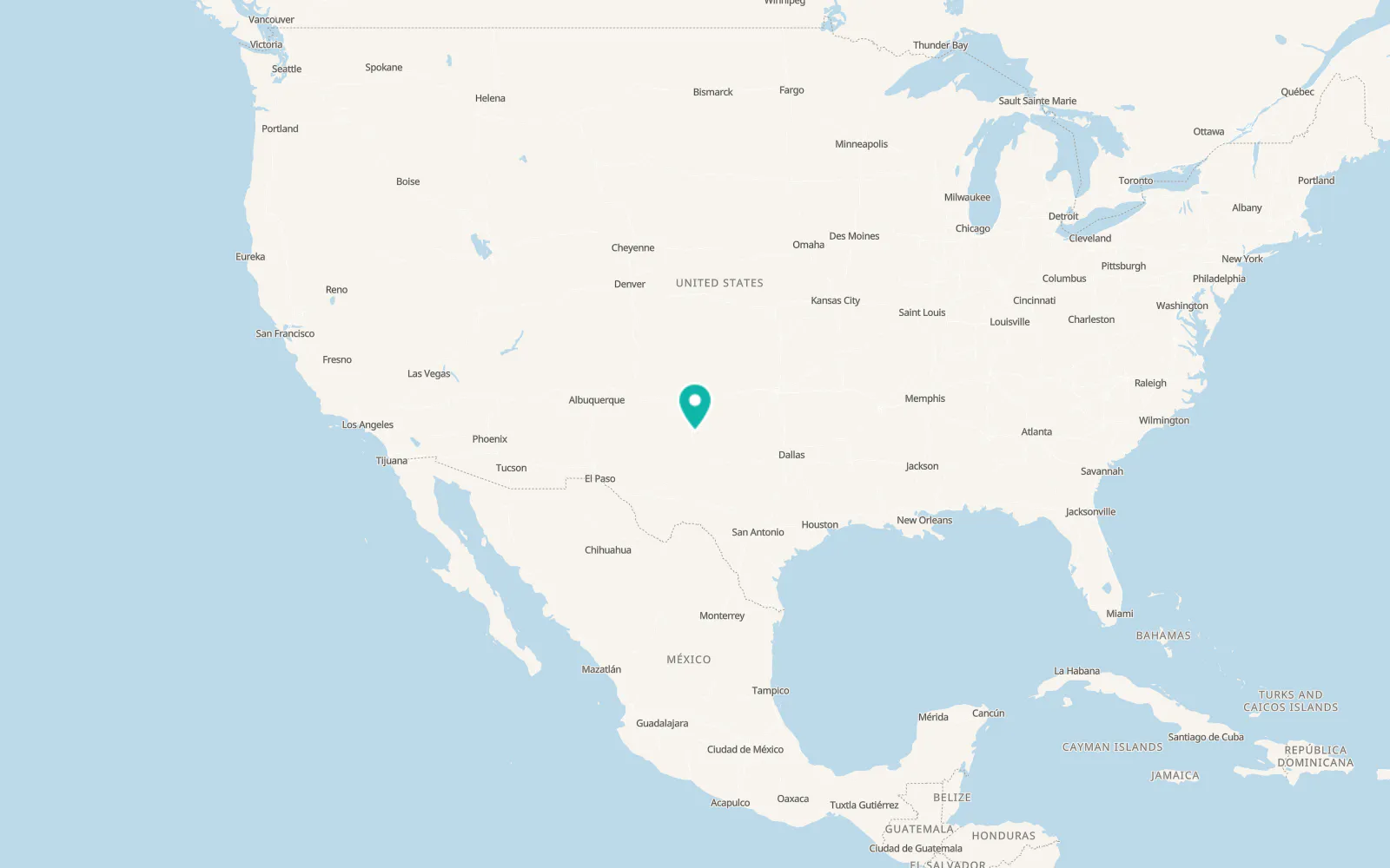 Map of Idalou