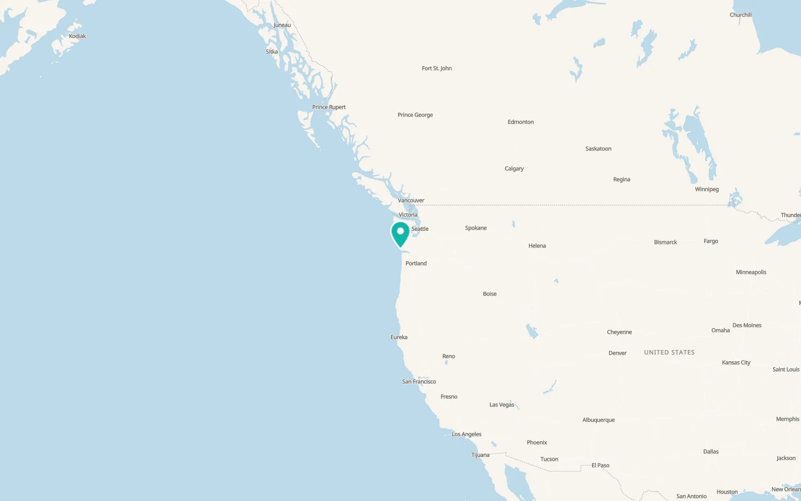 Map of Ilwaco