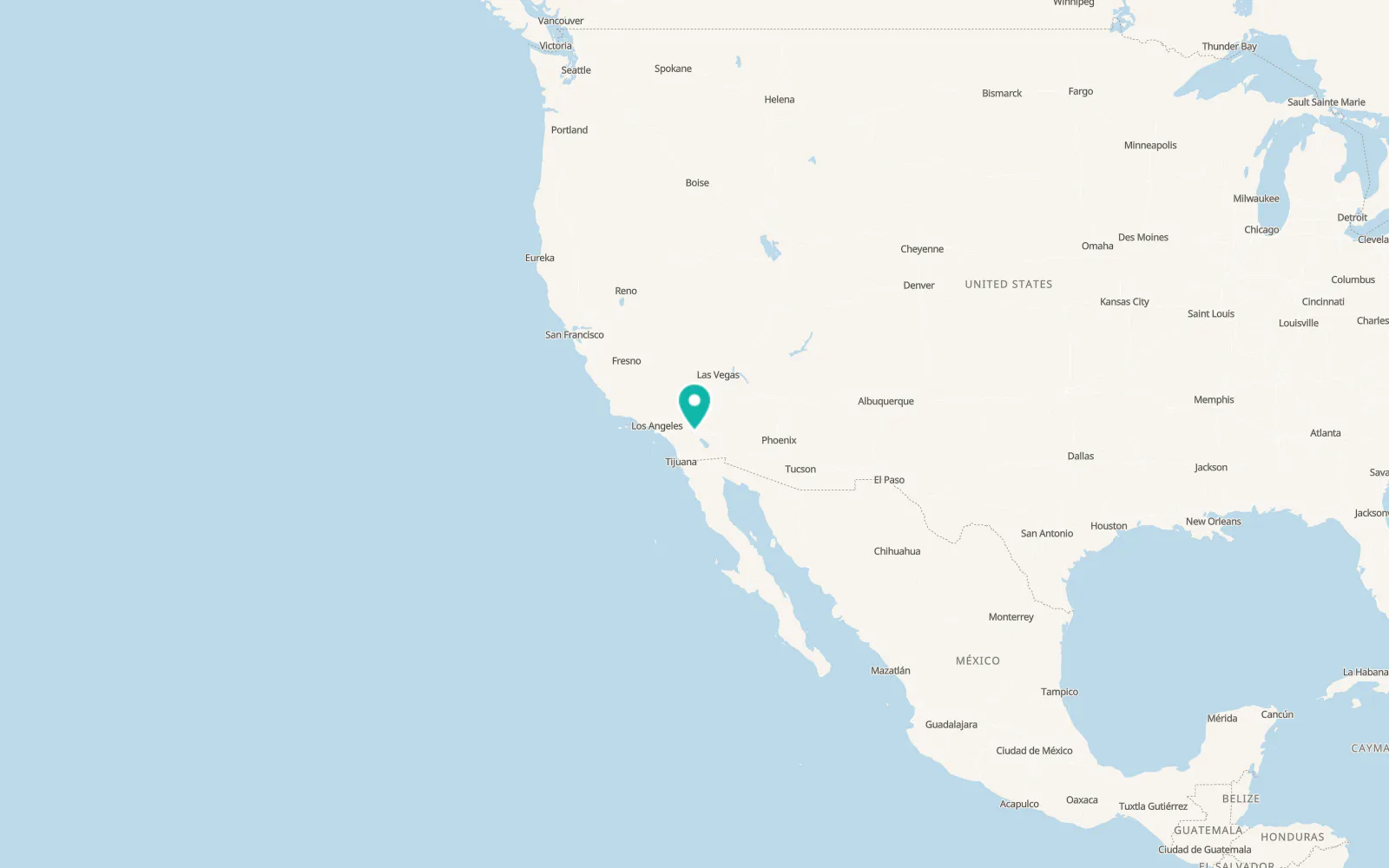 Map of Indian Wells