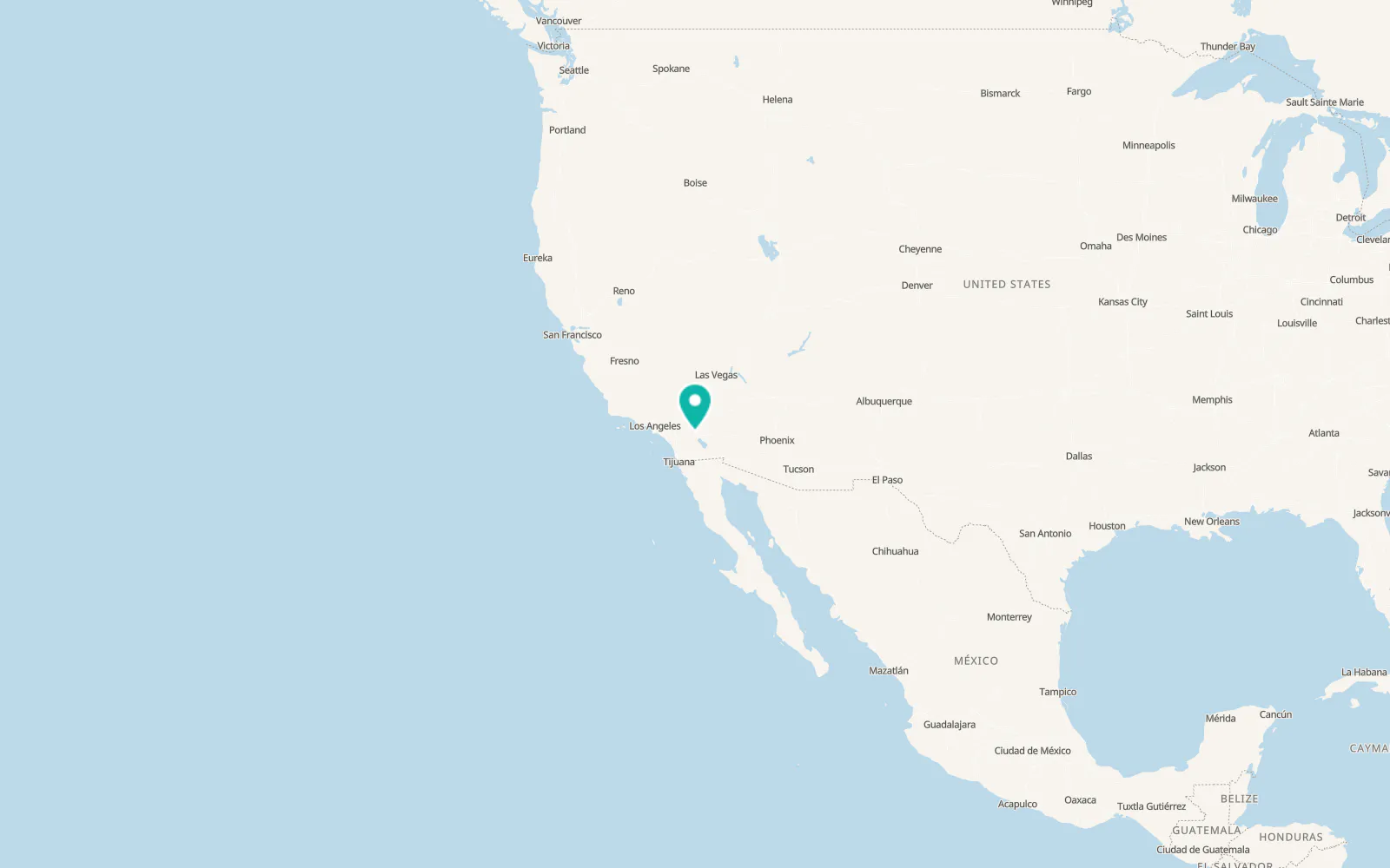 Map of Indio