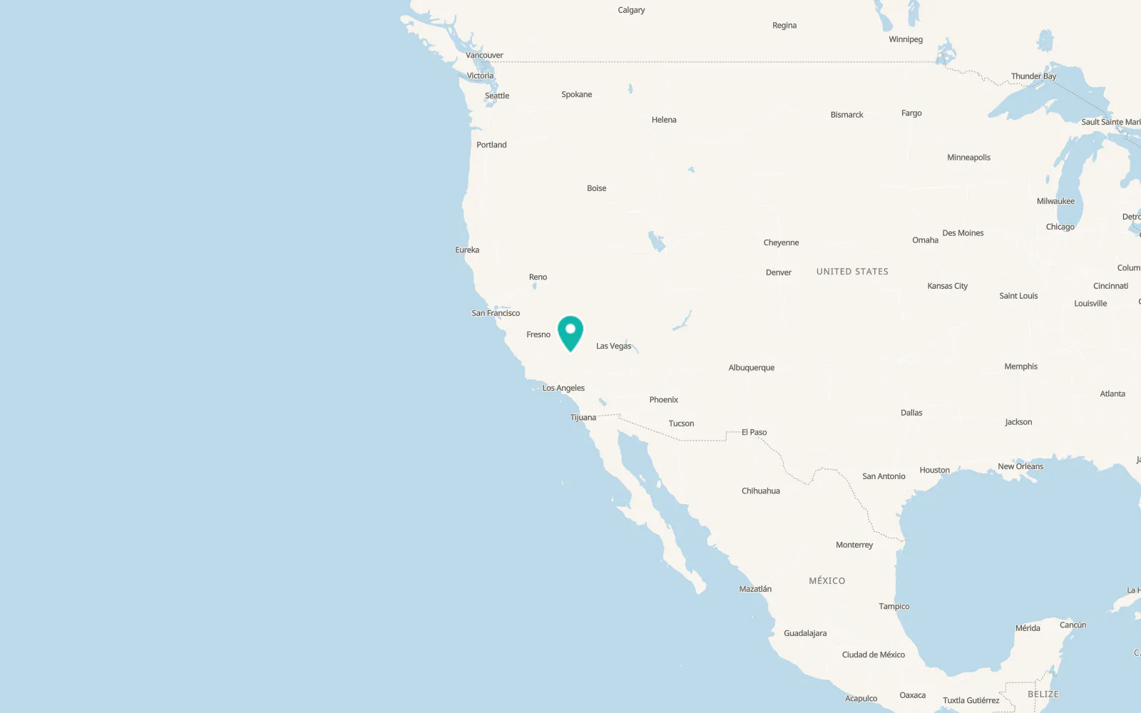 Map of Inyokern