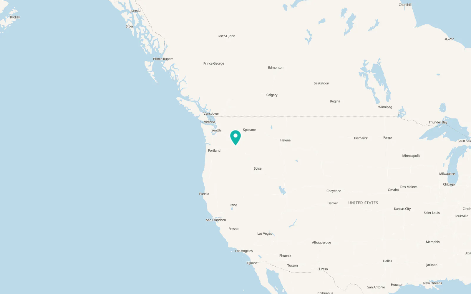 Map of Irrigon