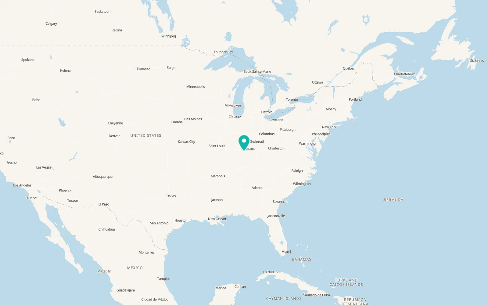 Map of Irvington