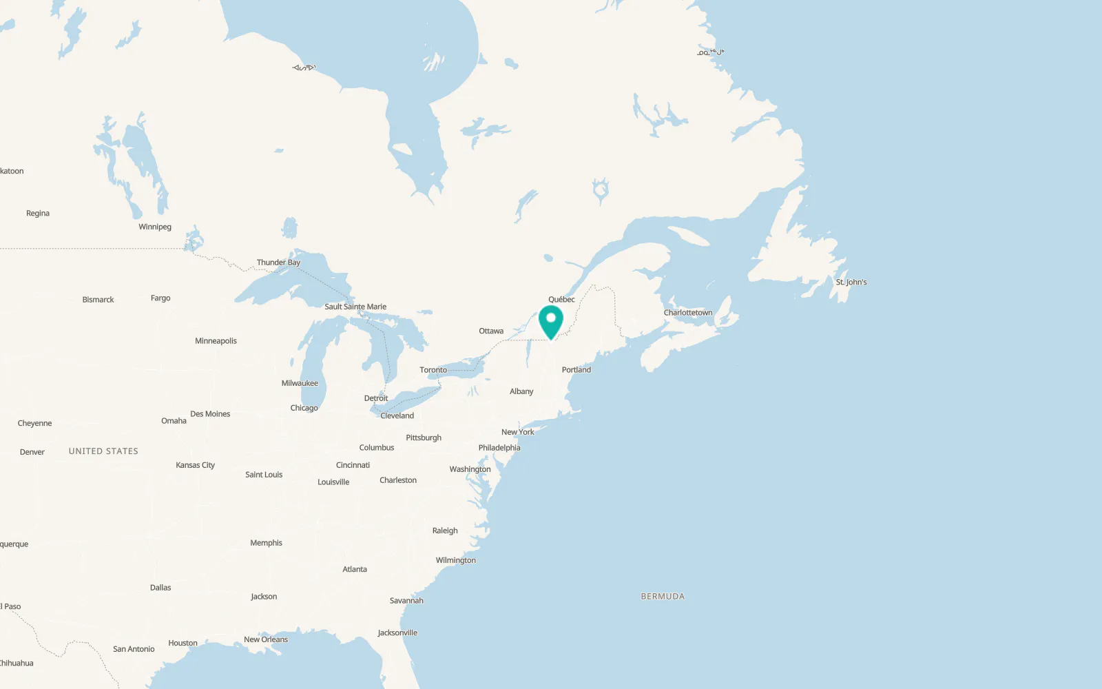 Map of Island Pond