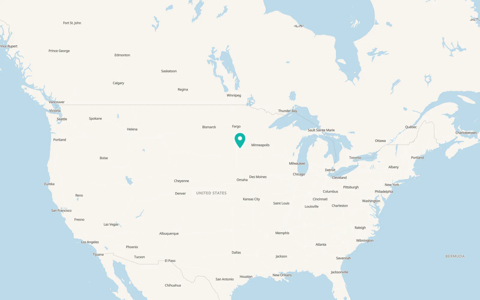 Map of Ivanhoe