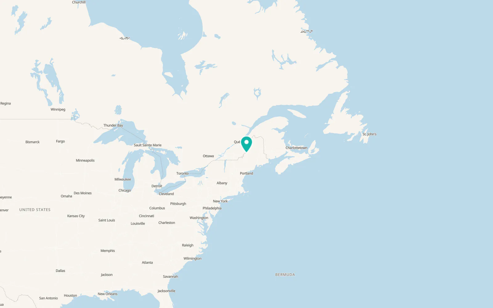 Map of Jackman