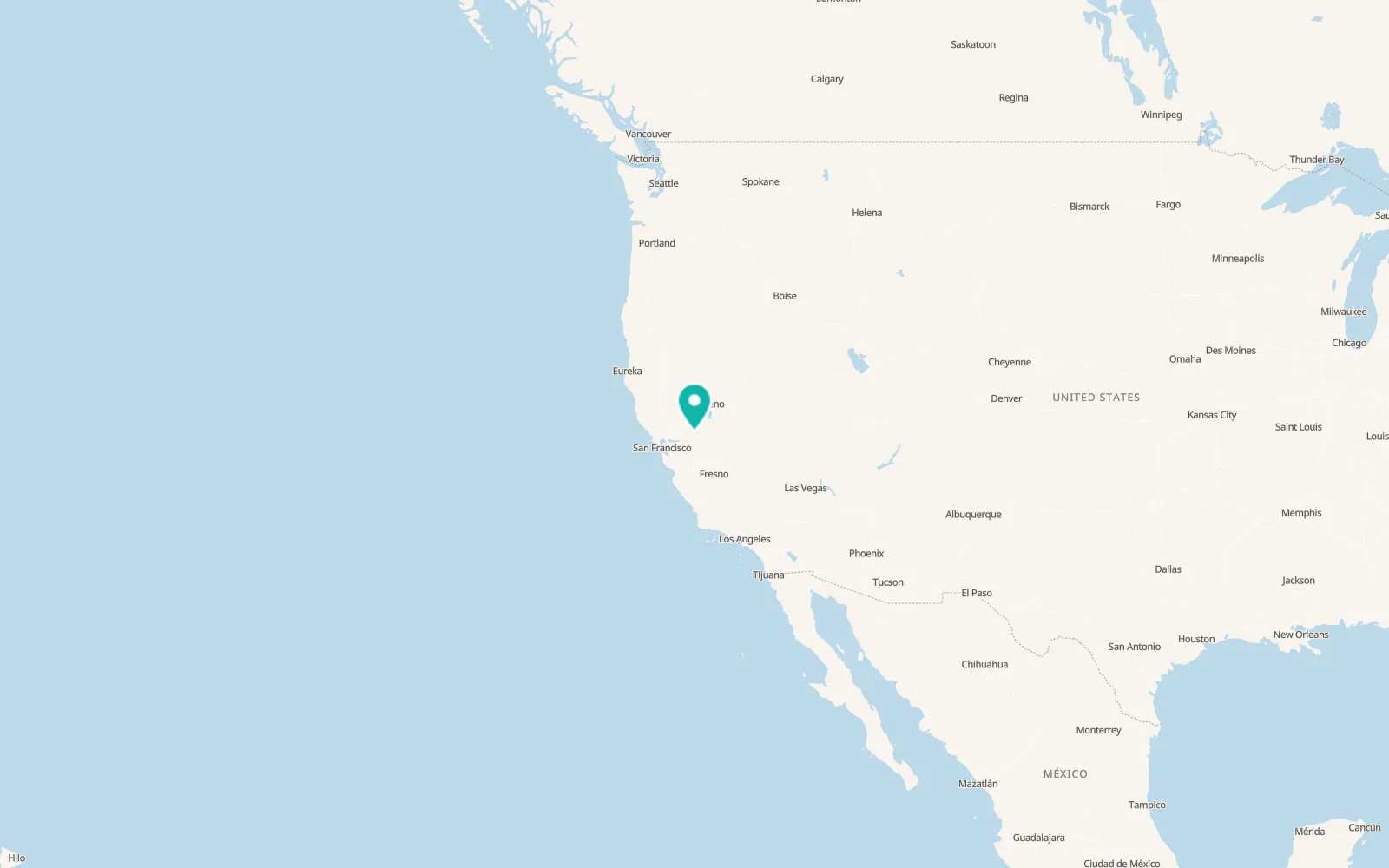 Map of Jackson