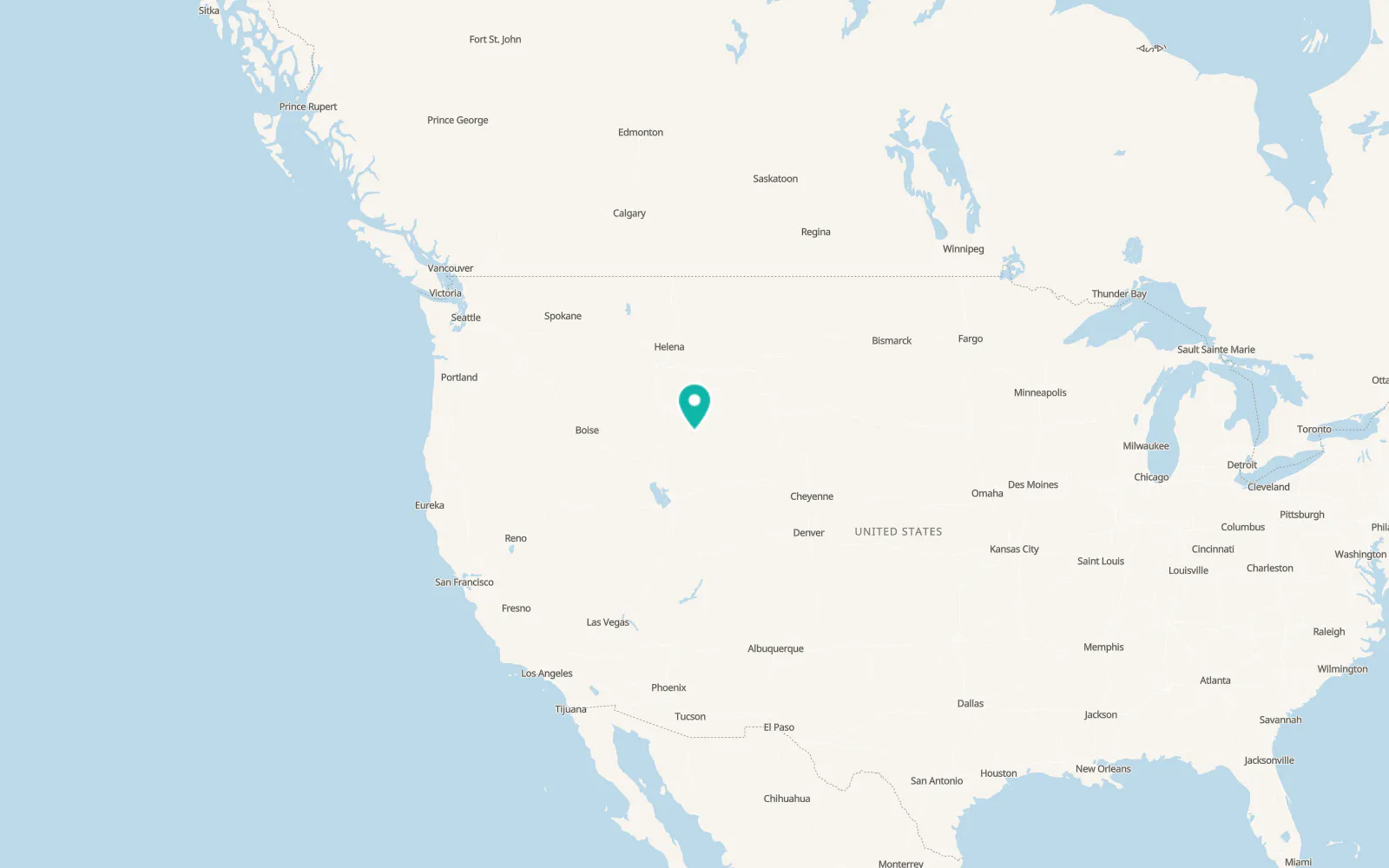 Map of Jackson