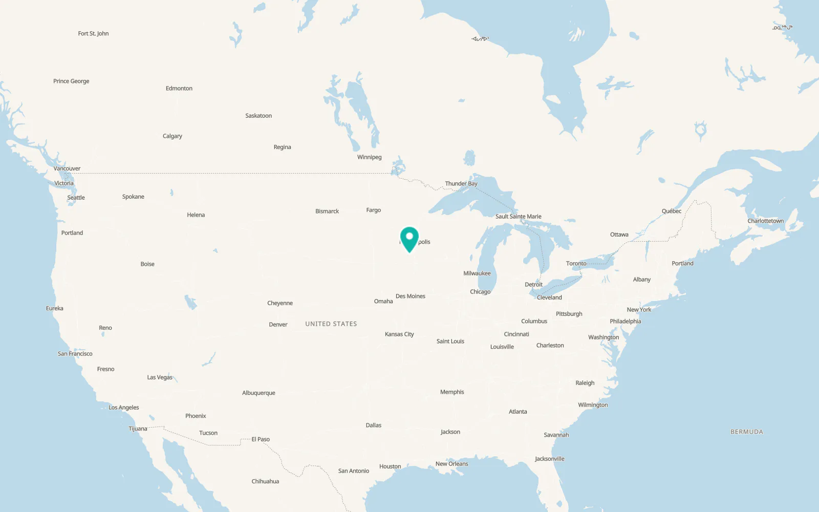 Map of Janesville