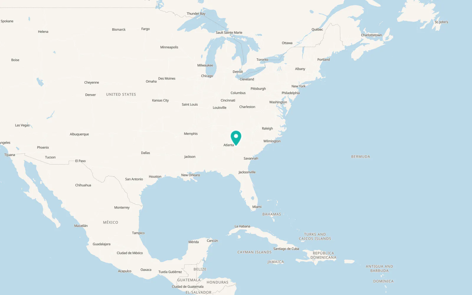 Map of Jefferson