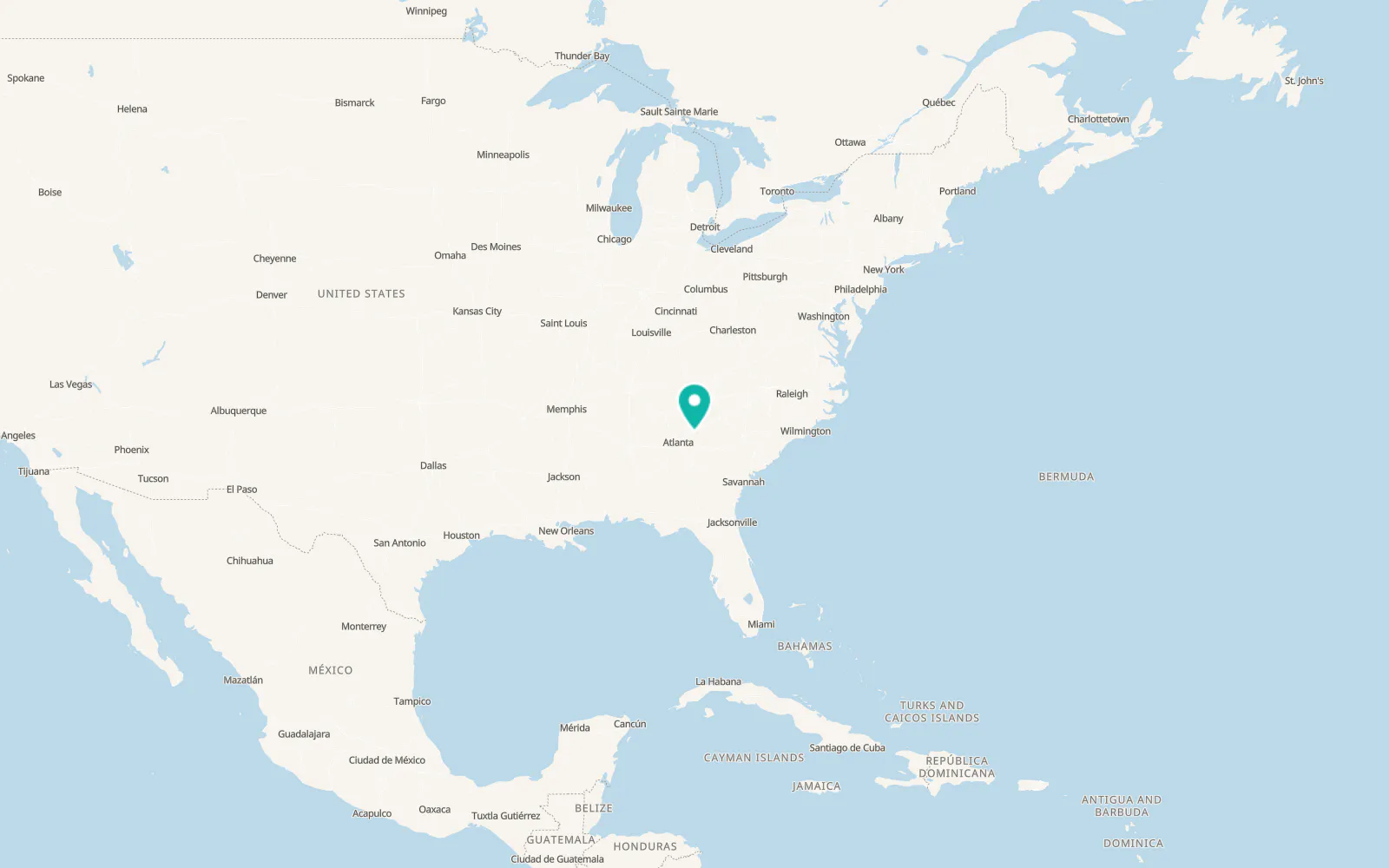 Map of Jefferson