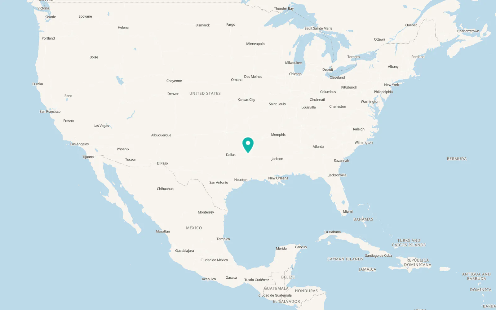 Map of Jefferson