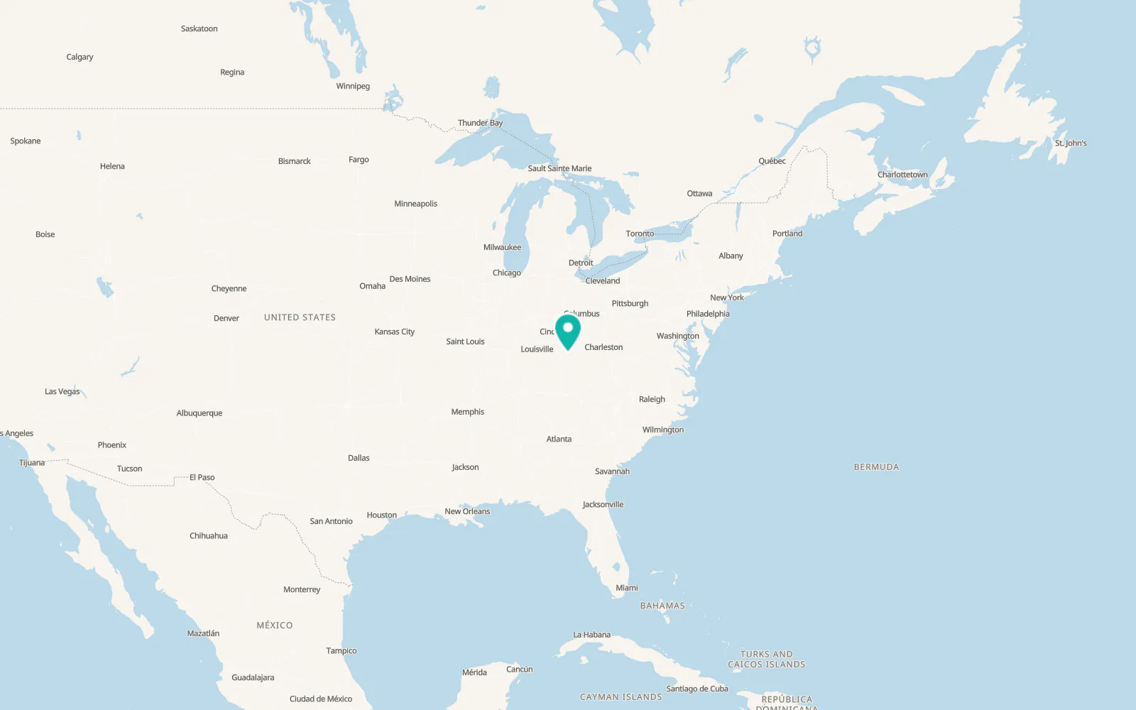 Map of Jeffersonville