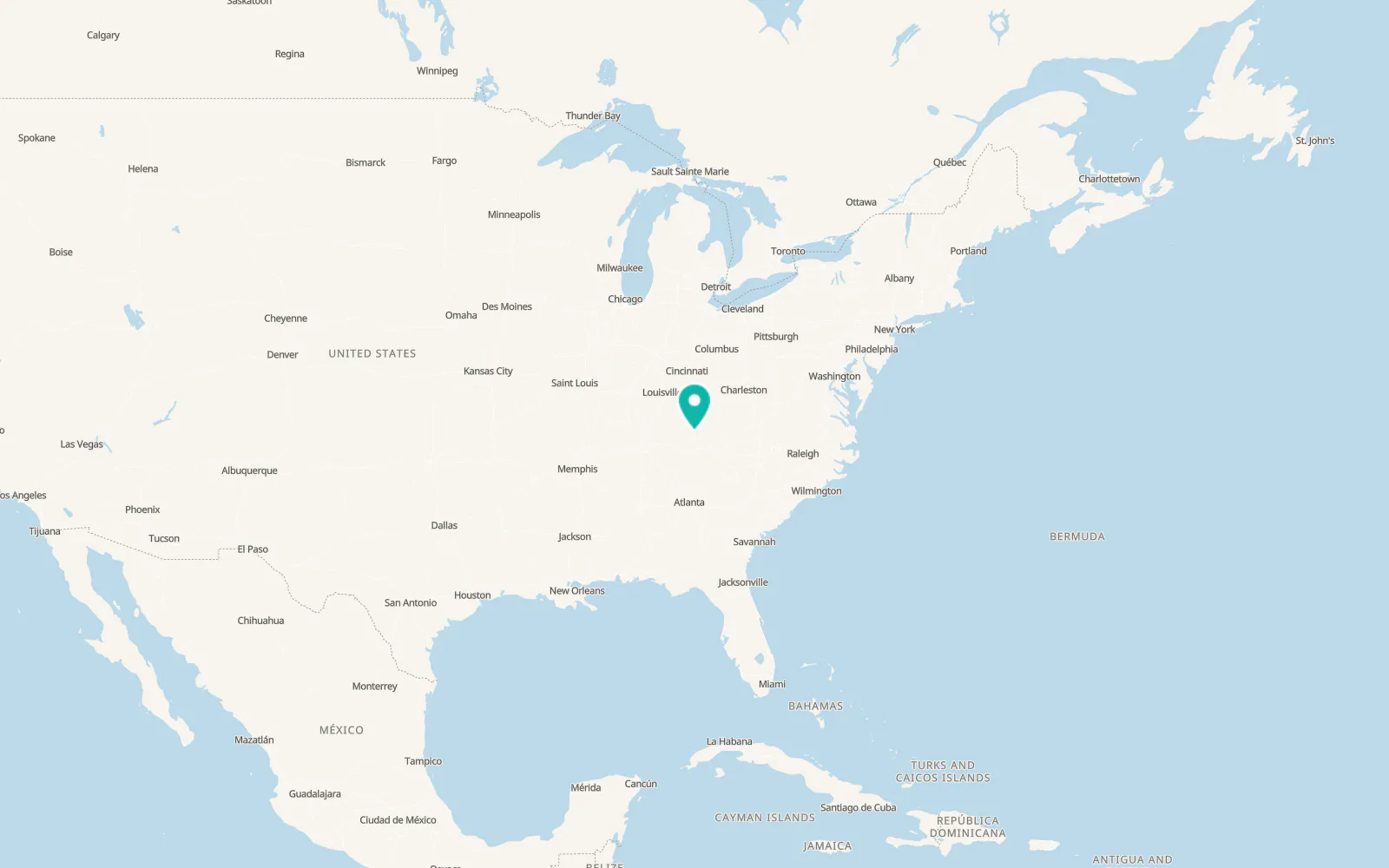 Map of Jellico