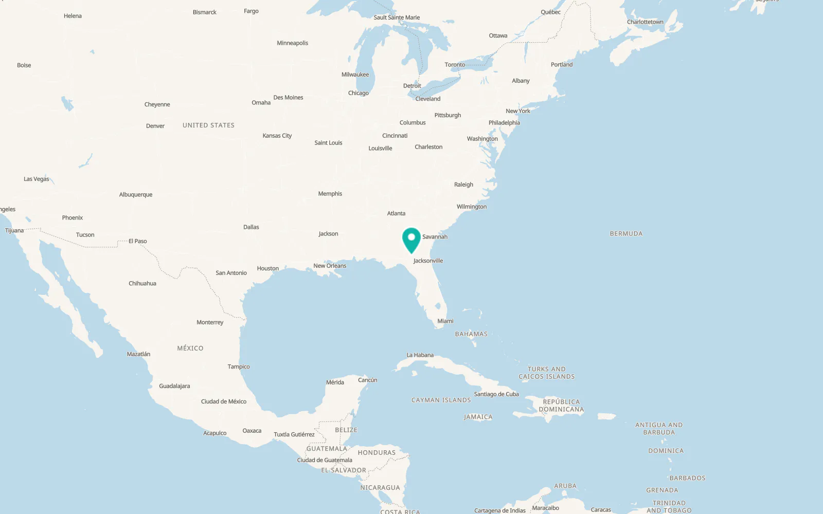 Map of Jennings