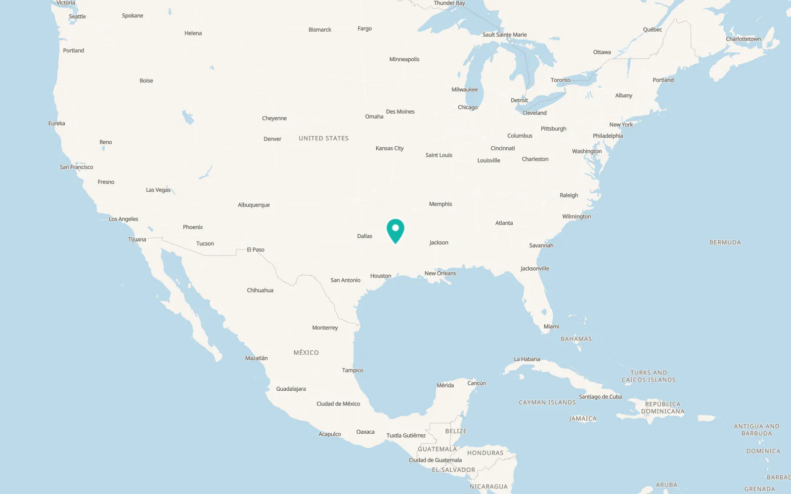 Map of Joaquin