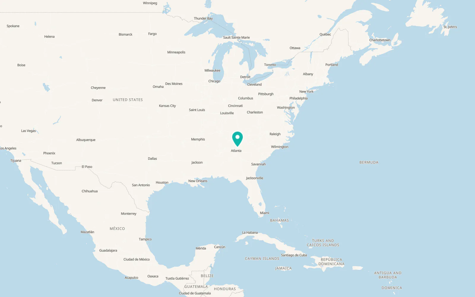 Map of Johns Creek