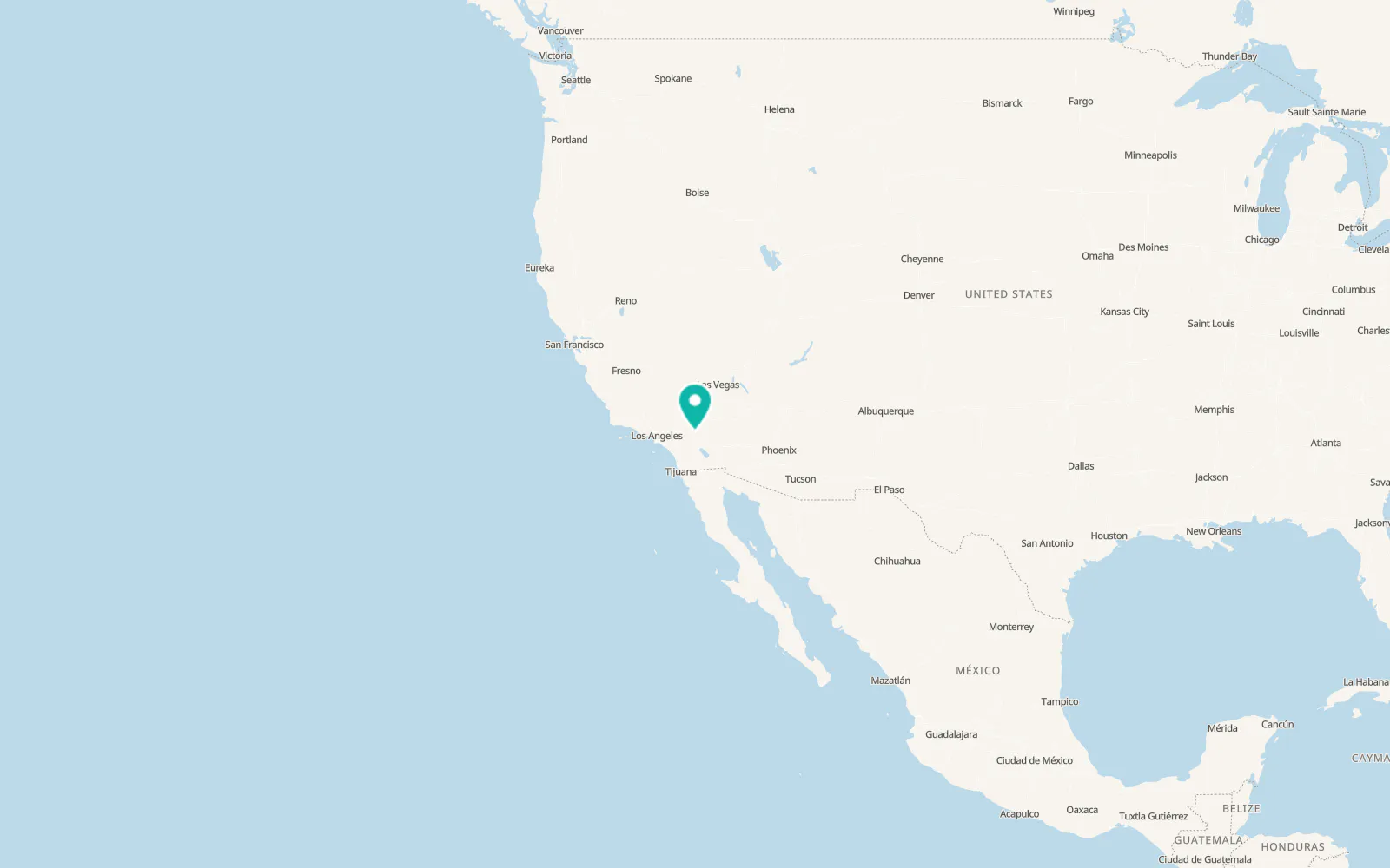 Map of Joshua Tree