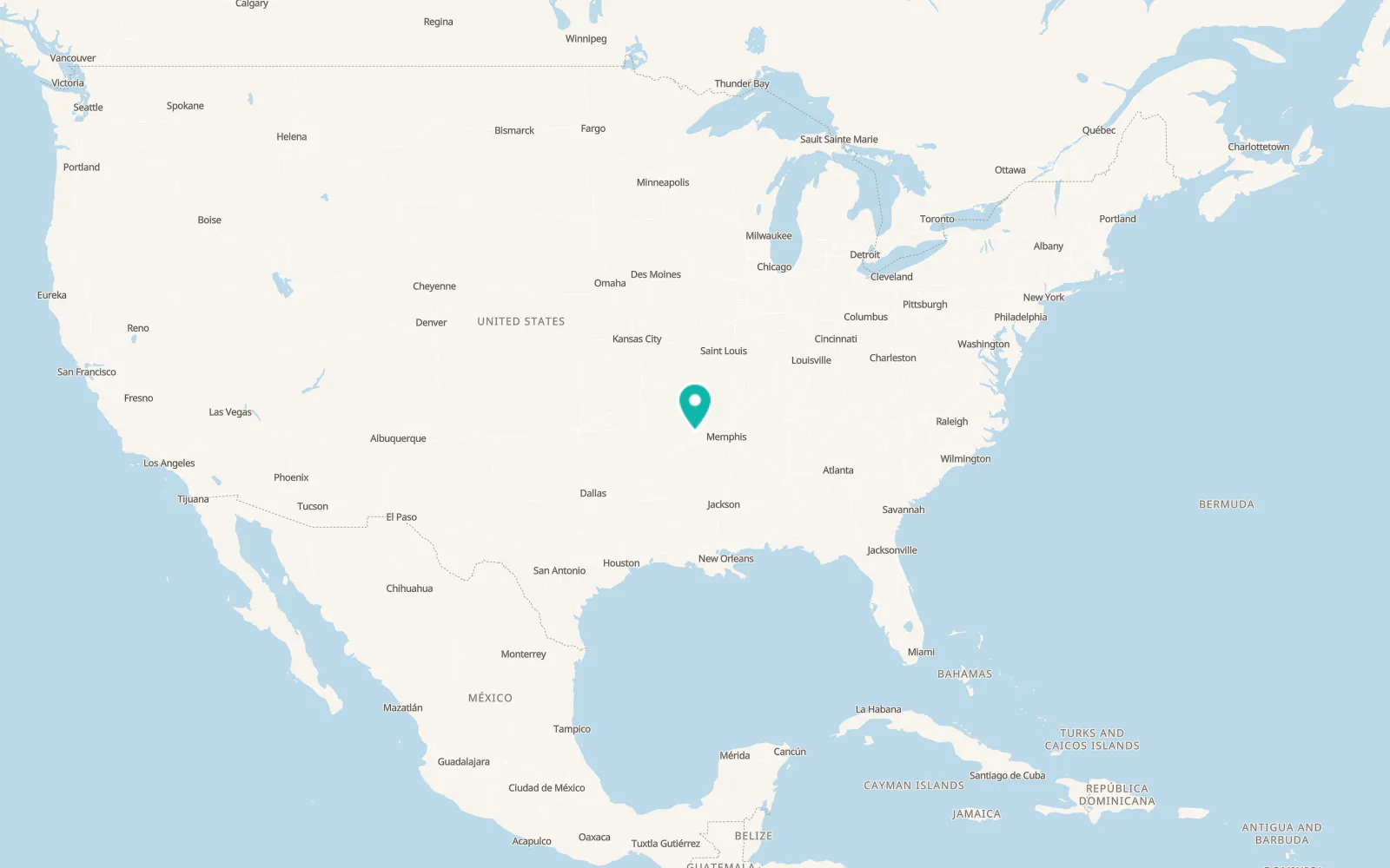 Map of Judsonia