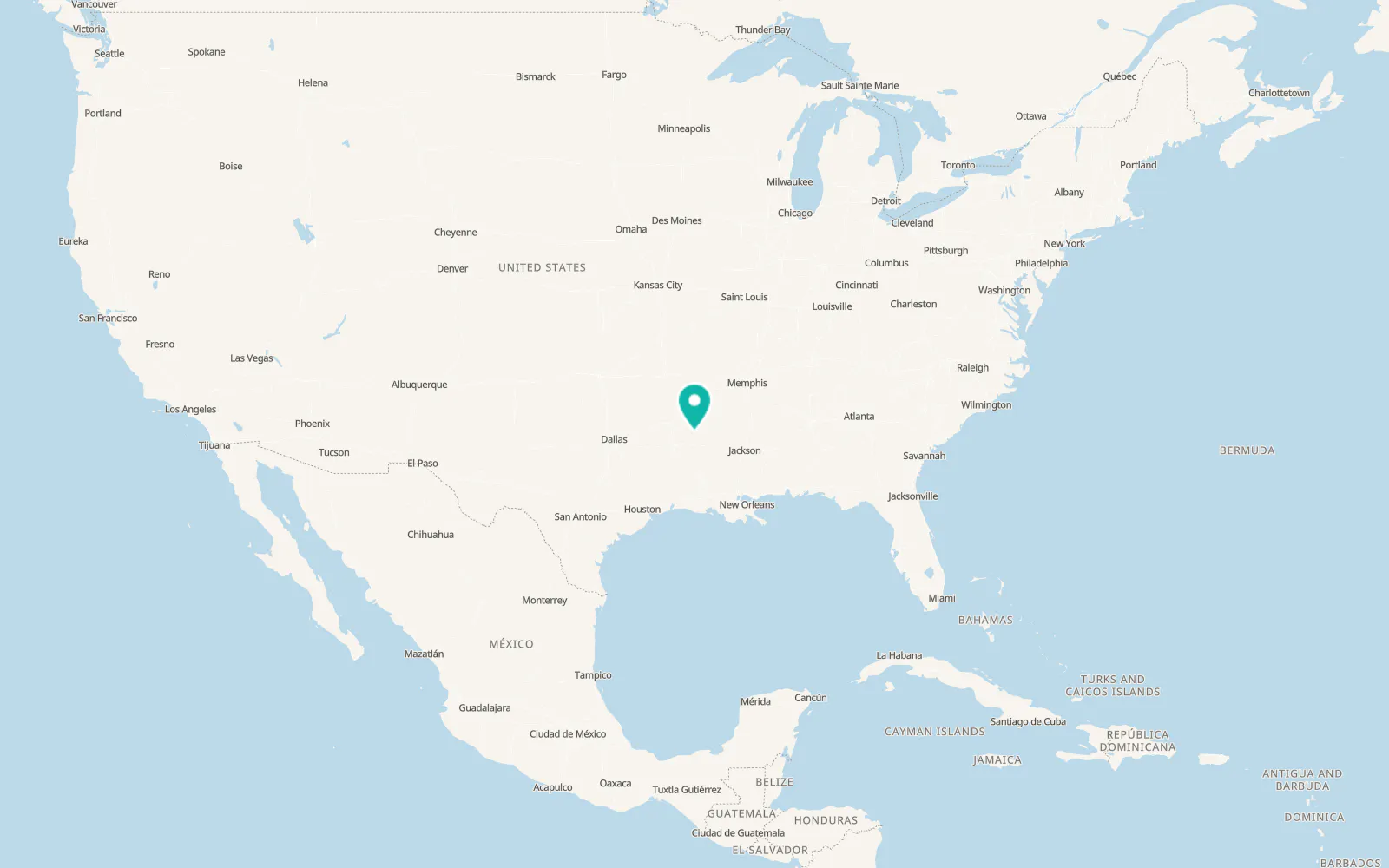 Map of Junction City