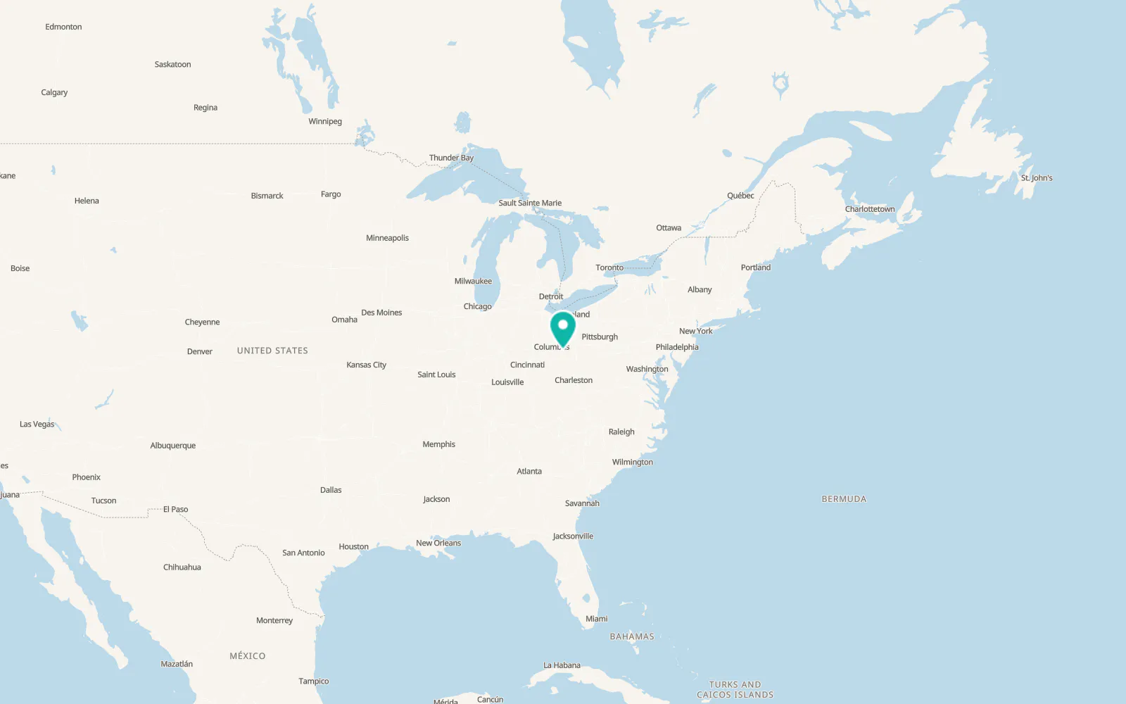 Map of Junction City