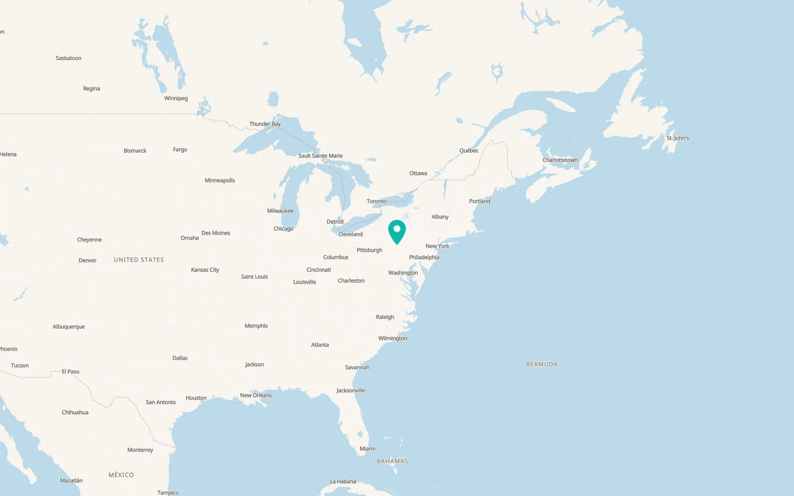 Map of Juniata Terrace