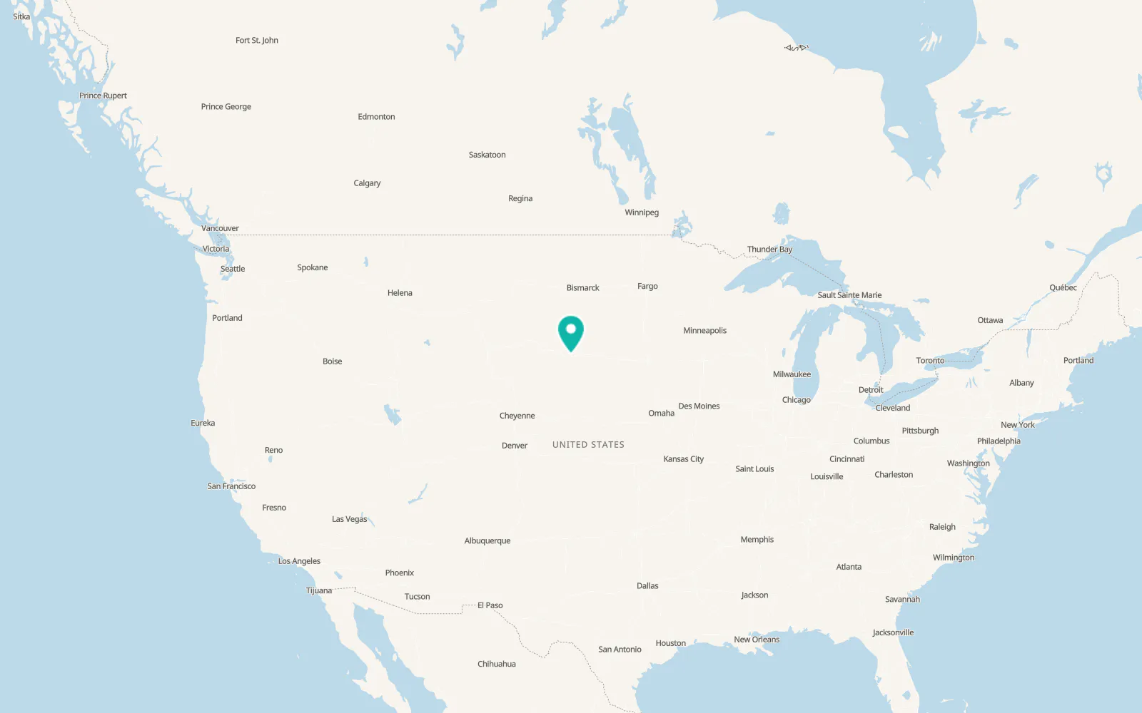 Map of Kadoka