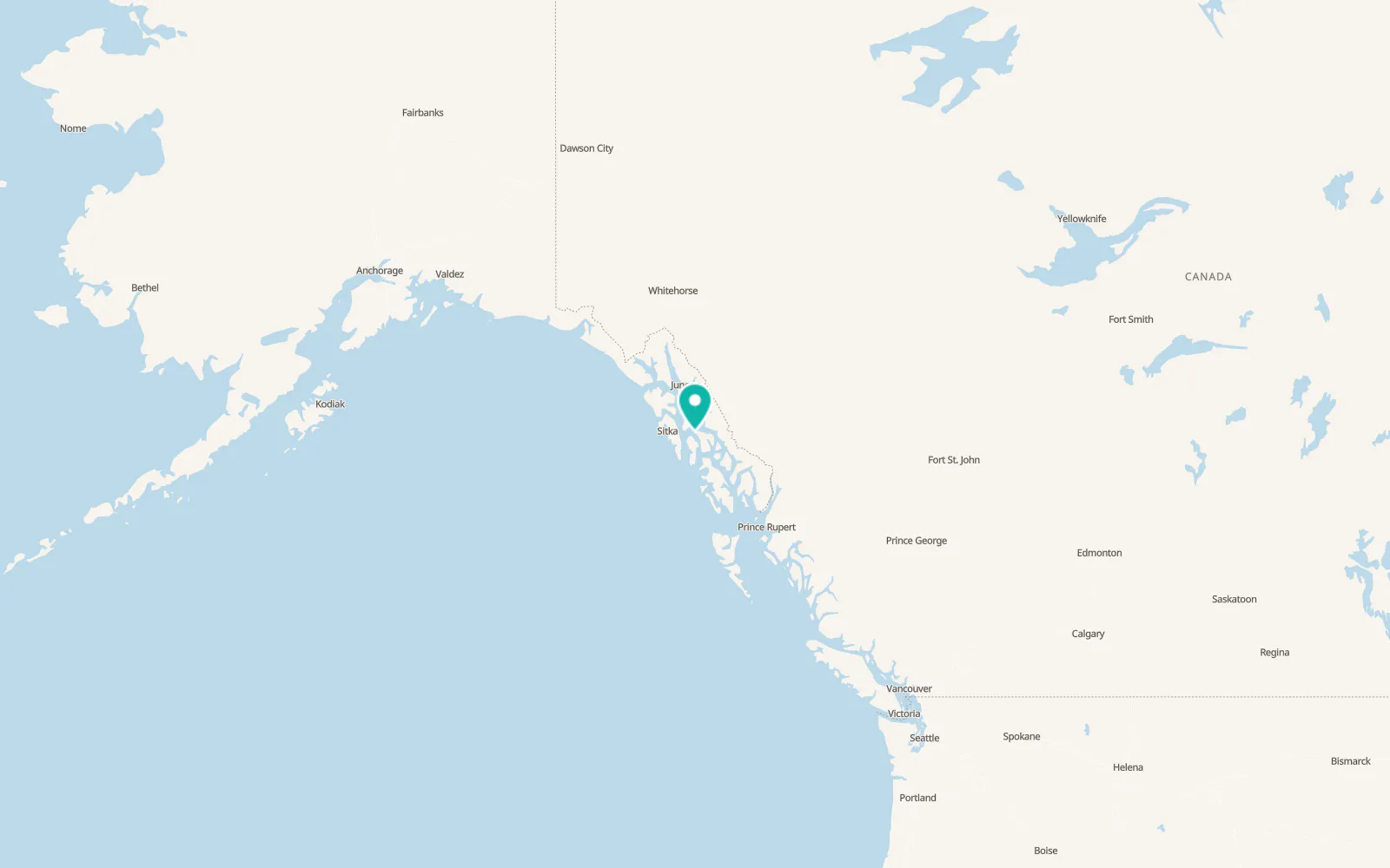 Map of Kake