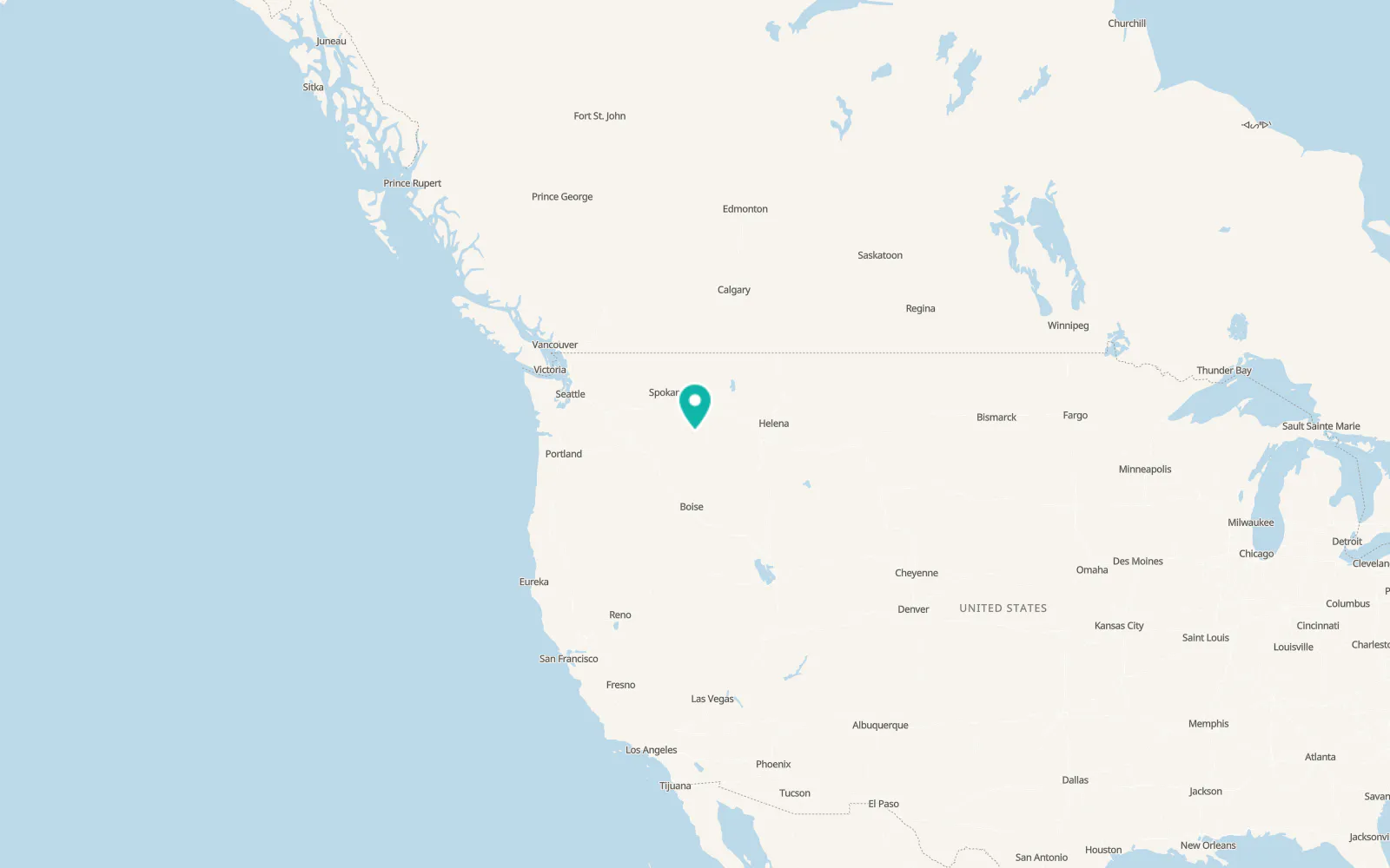 Map of Kamiah