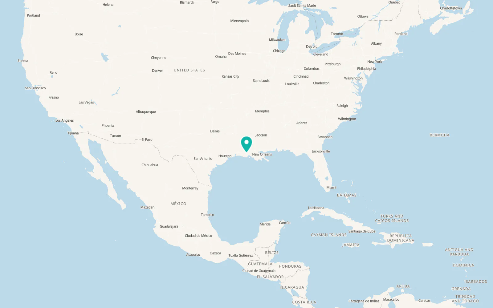 Map of Kaplan