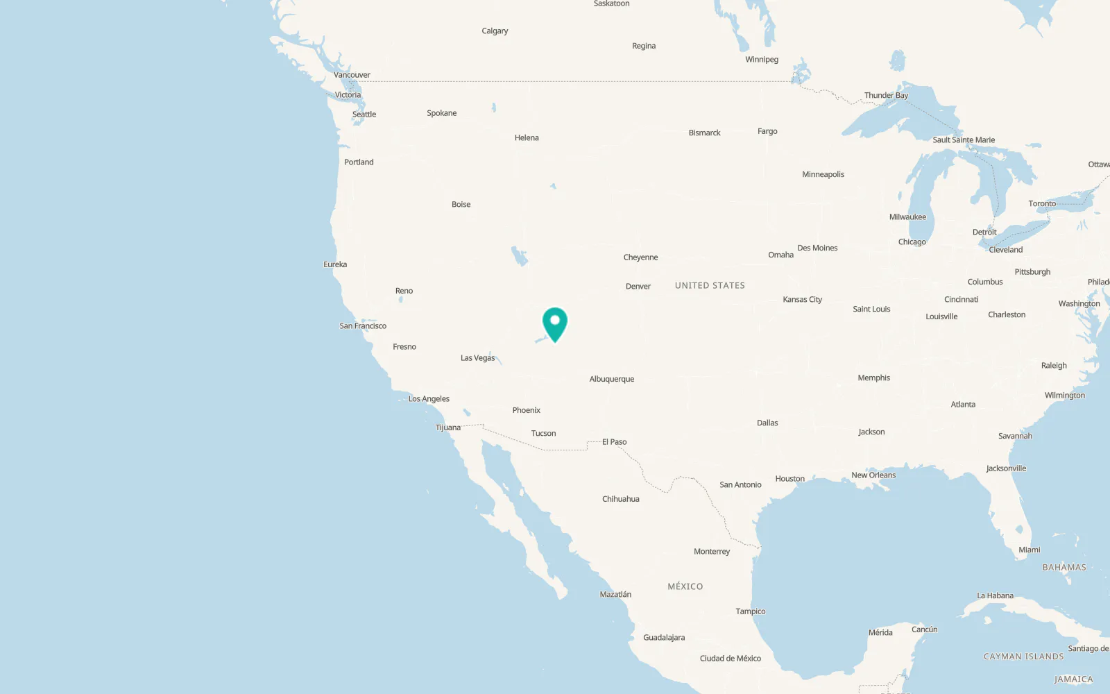 Map of Kayenta
