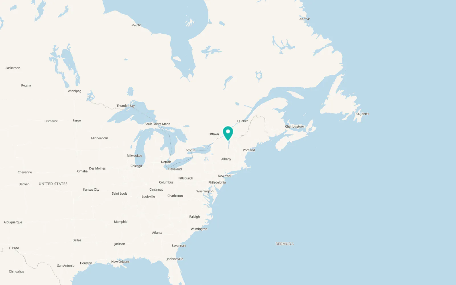 Map of Keeseville