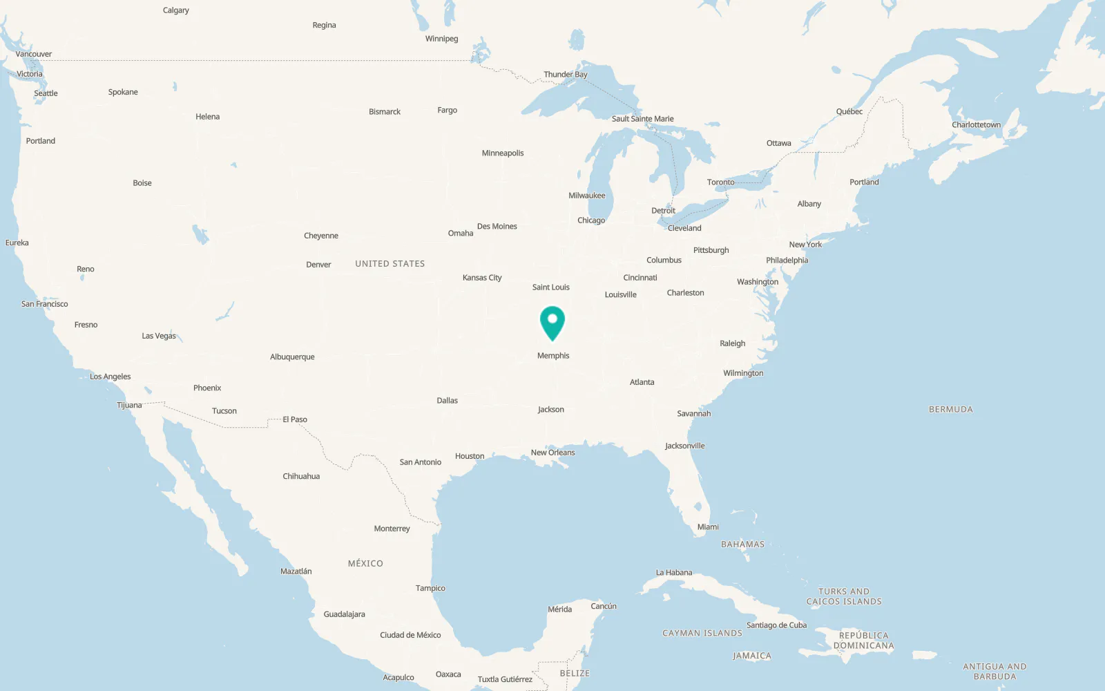 Map of Keiser
