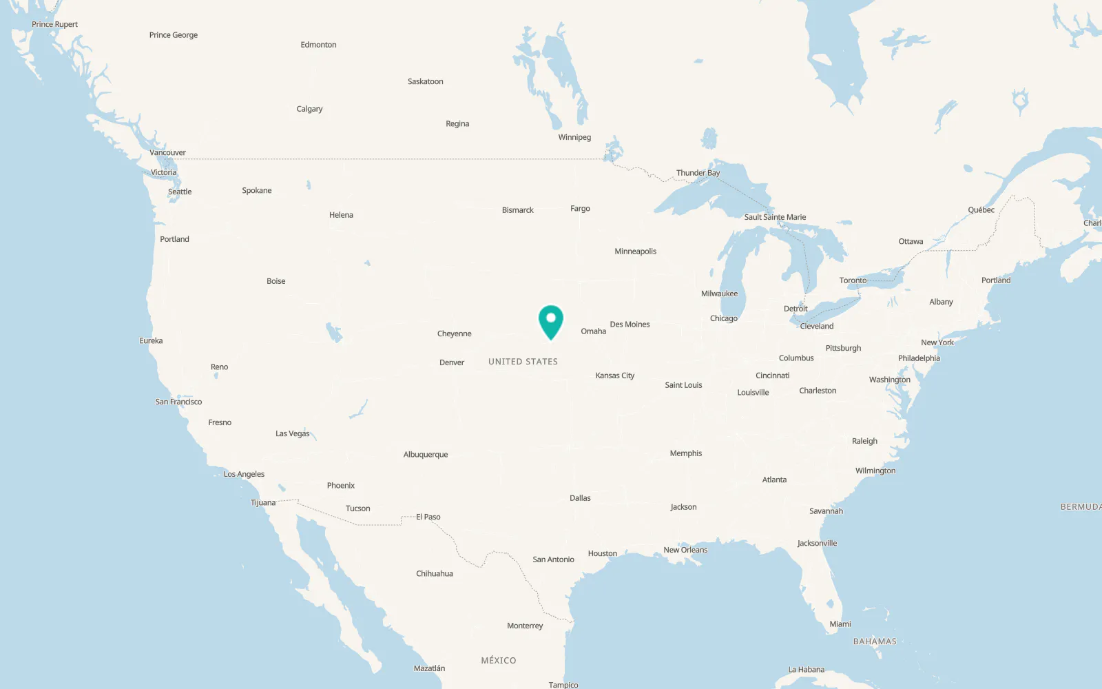 Map of Kenesaw