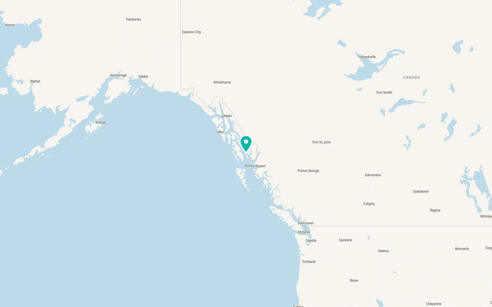 Map of Ketchikan