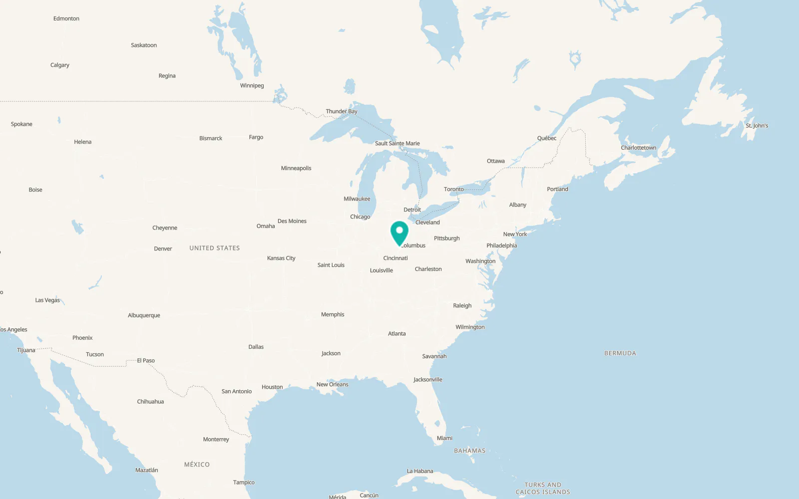 Map of Kettering