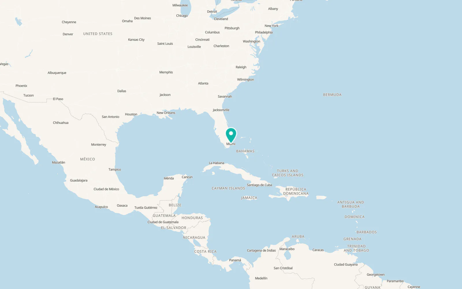 Map of Key Biscayne