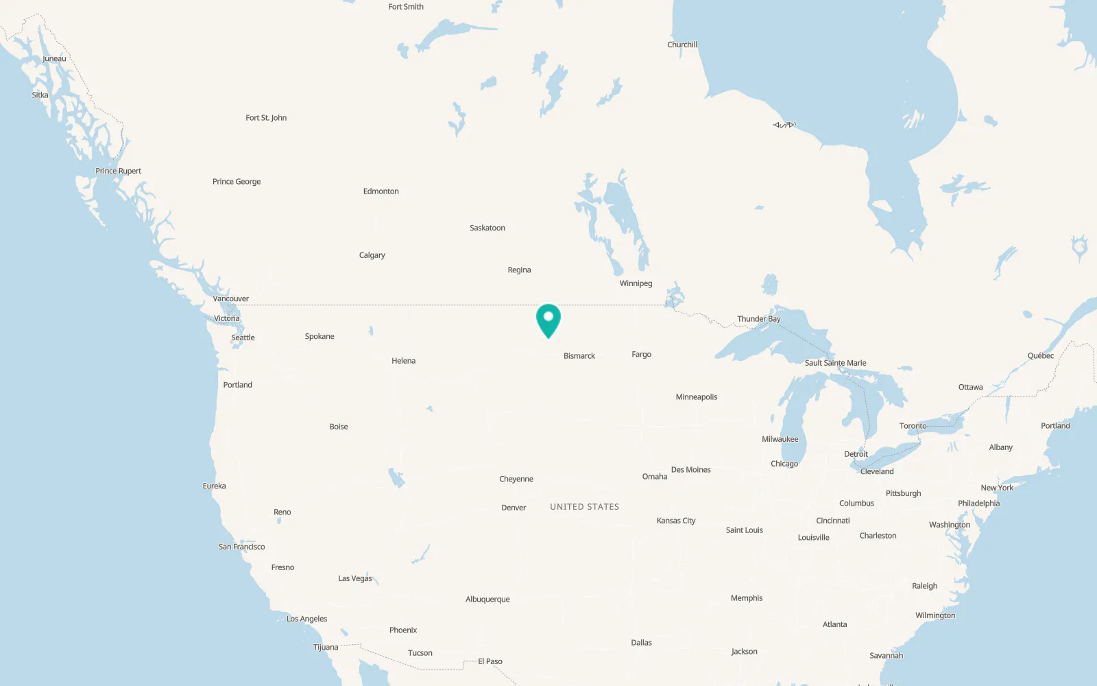 Map of Killdeer