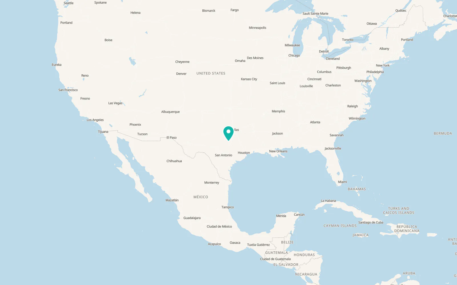 Map of Killeen