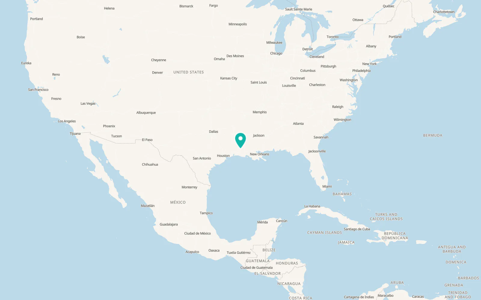 Map of Kinder