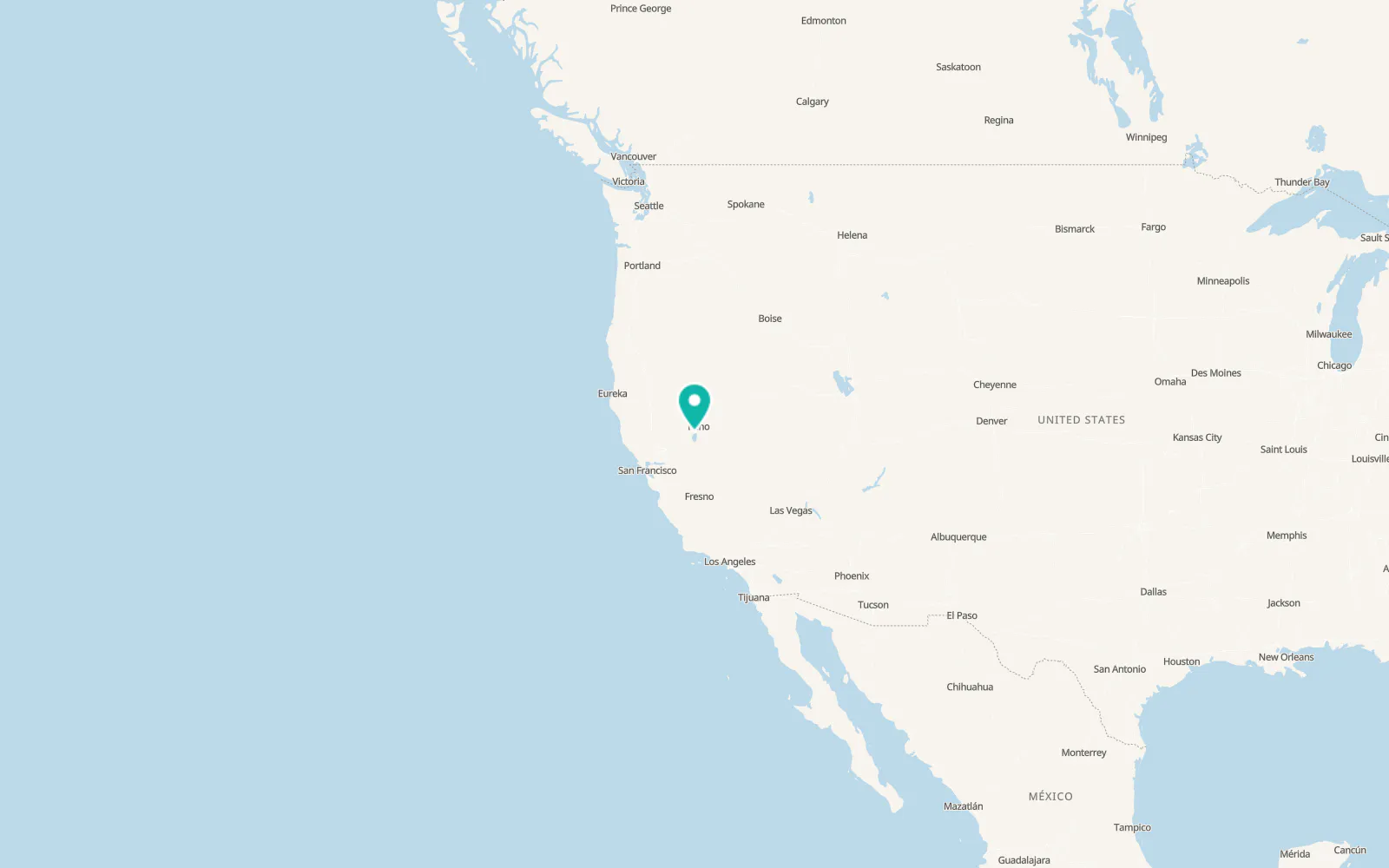 Map of Kings Beach