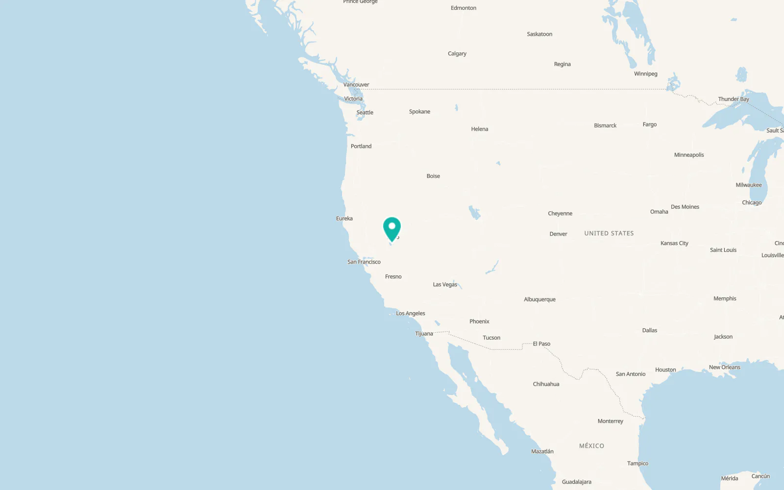 Map of Kingsbury