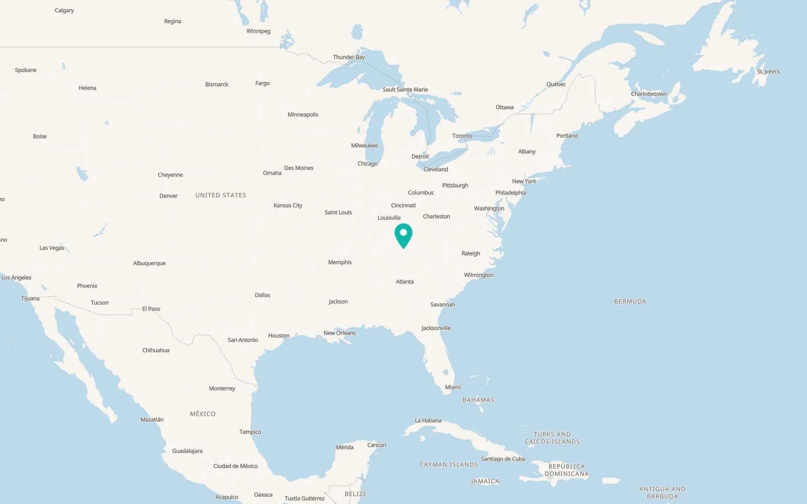 Map of Kingston