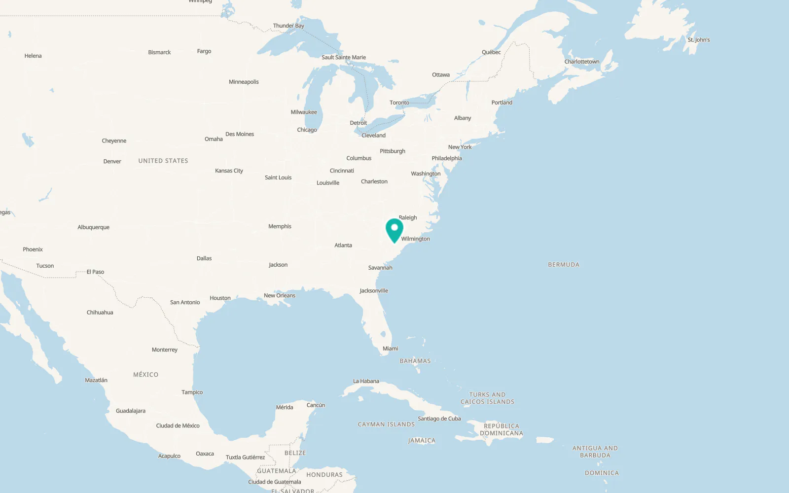 Map of Kingstree